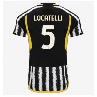 Juventus Manuel Locatelli #5 Domáci futbalový dres 2023-24 Krátky Rukáv